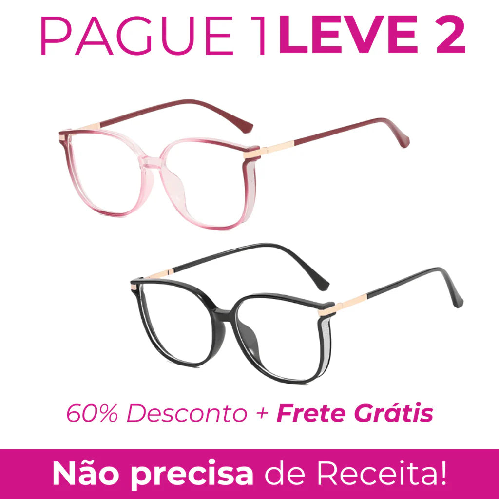 Pague 1 Leve 2 | Óculos Multifocal iBérica Life [Se Adapta Ao Seu Grau] + Brinde Capinha