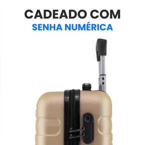 Conjunto iBérica - 3 Malas de Viagem + Bolsa de Mão