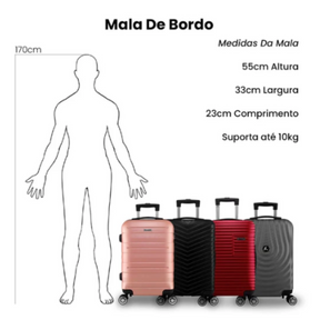 Mala de Viagem + Bolsa de Mão