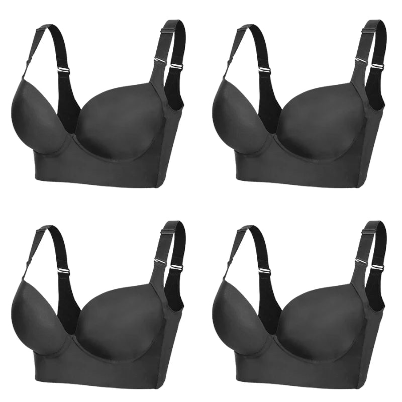 PROMOÇÃO POR TEMPO LIMITADO 🔥 - Kit 4 Sutiãs Becca Push-Up Modelador